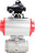 Кран шаровой BV3232P(4pc)-SP-3WL-T-ISO-H Ду40 Ру63 стандартнопроходной трехходовой L-тип, нерж. сталь SS316, внутренняя резьба, уплотнение - PTFE, пн.приводом PA-SA-083, пн.распределителем 4M310-08 DC24V и БКВ APL-210N в Алматы