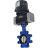 Затвор дисковый поворотный WBV1631N-2W-Fb-H Ду125 Ру16 LUG межфланцевый, корпус - чугун QT450, диск - нержавеющая сталь AISI 304, уплотнение - NBR, с электроприводом четвертьоборотным QTSA-N-014EM-O0-220VAC с пружинным возвратом в Алматы