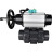 Кран шаровой BV4242E-FP-GRM-ISO Дн65 Ру10 полнопроходной, корпус - НПВХ, шар - НПВХ, уплотнение - EPDM, с пневмоприводом PA-DA-105-1 и магнитным переключателем ALS200D в Алматы