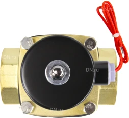Клапан электромагнитный VS100-ET-NC-24VDC 2″ Ду50 Ру10, соленоидный двухходовой, корпус - латунь, уплотнение - EPDM, резьбовой, нормально-закрытый, прямого действия, катушка - 24В