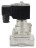 Клапан электромагнитный VS1031-PT-NC-24VDC 1/2″ Ду15 Ру16 соленоидный двухходовой поршневой, резьбовой, корпус - нержавеющая сталь AISI 304, уплотнение - PTFE, пилотного действия, нормально закрытый, катушка - 24В DC в Алматы