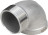 Отвод (уголок) ВР-НР-316 2 1/2″ Ду65 Ру16 угол 90°, корпус - нержавеющая сталь 316, присоединение - внутренняя / наружная резьба в Алматы