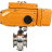 Затвор дисковый поворотный WBV3131S-2W-T-H Ду15 Ру10 резьбовой, корпус - пищевая нержавеющая сталь 304, уплотнение - Silicon, с электроприводом QT-N-005EM-A1-220VAC-У1 c датчиком обратной связи и входным управляющим сигналом 4-20мА HARK в Алматы