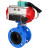 Затвор дисковый поворотный WBV1313E-2W-F-H Ду65 Ру16 фланцевый, корпус - чугун GGG40, диск - чугун GGG40, уплотнение - EPDM, с пневмоприводом PA-DA-105, пневмораспределителем 4M310-08 DC24V и магнитным переключателем ALS200D в Алматы