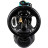 Кран шаровой BV4242E-FP-GRM-ISO Дн25 Ру10 полнопроходной, корпус - НПВХ, шар - НПВХ, уплотнение - EPDM, с пневмоприводом PA-DA-105-1, пневмораспределителем 4M310-08 AC220V и магнитным переключателем ALS200D в Алматы