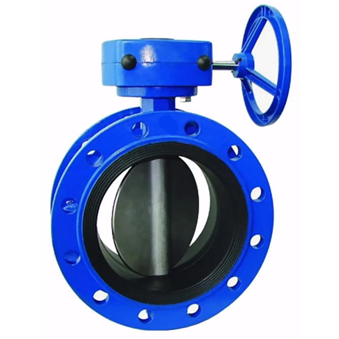 Затвор дисковый поворотный WBV1331E-2W-F-R Ду250 Ру16 фланцевый, корпус - чугун GGG40, диск - нержавеющая сталь 304, уплотнение - EPDM, управление – редуктор, с ISO-фланцем F10, квадрат штока 22х22 в Алматы