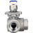Кран шаровой BV3232P(4pc)-SP-3WT-T-ISO-H WDVF Ду25 Ру63 стандартнопроходной, 3-ходовой Т-тип, внутренняя резьба, корпус - нержавеющая сталь AISI 316, уплотнение - PTFE, с ISO-фланцем и рукояткой в Алматы
