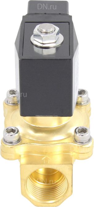 Клапан электромагнитный VS200-NT-NC-24VDC 3/4″ Ду20 Ру7, соленоидный двухходовой, корпус - латунь, уплотнение - NBR, резьбовой, нормально-закрытый, прямого действия, катушка - 24В в Алматы