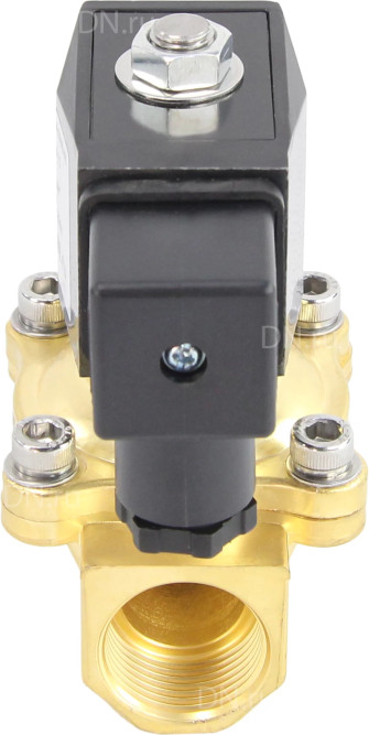 Клапан электромагнитный VS200-NT-NC-24VDC 3/4″ Ду20 Ру7, соленоидный двухходовой, корпус - латунь, уплотнение - NBR, резьбовой, нормально-закрытый, прямого действия, катушка - 24В в Алматы