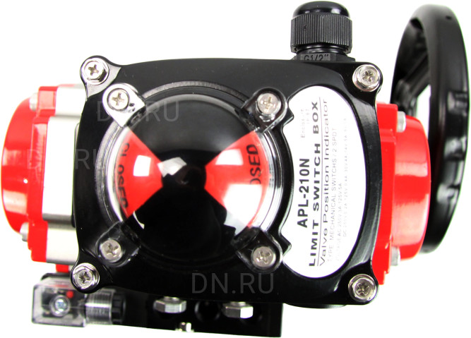 Кран шаровой BV3232P(4pc)-SP-3WL-T-ISO-H Ду10 Ру63 стандартнопроходной трехходовой L-тип, нерж. сталь SS316, внутренняя резьба, PTFE, пн.приводом PA-DA-065, пн.распределителем 4M310-08 DC24V, БКВ APL-210N и ручным дублером MON1-250-T26-ISO в Алматы