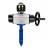 Затвор дисковый поворотный WBV3434Pf-2W-Fb-R Ду150 Ру16, корпус - углеродистая сталь WCB, диск - углеродистая сталь WCB, футерованный PTFE, уплотнение - PTFE, с пневмоприводом PA-DA-105-1 и БКВ APL-510N EX в Алматы