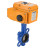 Затвор дисковый поворотный WBV1432N-2W-Fb-H Ду40 Ру16, корпус - чугун GGG50, диск - нержавеющая сталь 316L, уплотнение - NBR, с электроприводом QT-N-005EM-1-380VAC-У1 в Алматы