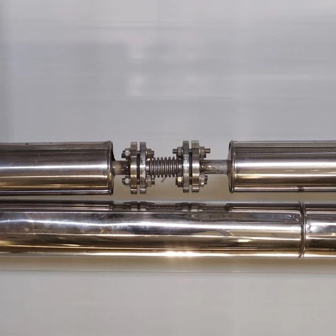 Компенсатор сильфонный осевой CB-3234-F Ду125 Ру16 фланцевый, сильфон - нержавеющая сталь SS316, осевой ход 30 мм в Алматы