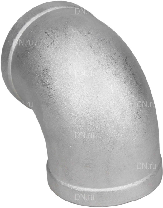 Отвод (уголок) ВР-ВР-304 3/4″ Ду20 Ру16 угол 90°, корпус - нержавеющая сталь 304, присоединение - внутренняя / внутренняя резьба в Алматы