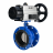 Затвор дисковый поворотный WBV1331E-2W-F-H Ду65 Ру16 фланцевый, корпус - чугун GGG40, диск - нержавеющая сталь 304, уплотнение - EPDM, с пневмоприводом PA-DA-105-1 и пневмораспределителем 4M310-08 AC220V в Алматы