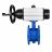 Затвор дисковый поворотный WBV1331E-2W-F-H Ду65 Ру16 фланцевый, корпус - чугун GGG40, диск - нержавеющая сталь 304, уплотнение - EPDM, с пневмоприводом PA-DA-105-1 и пневмораспределителем 4M310-08 AC220V в Алматы