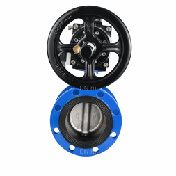 Затвор дисковый поворотный WBV1331E-2W-F-H Ду65 Ру16 фланцевый, корпус - чугун GGG40, диск - нержавеющая сталь 304, уплотнение - EPDM, с пневмоприводом PA-DA-105-1 и пневмораспределителем 4M310-08 AC220V