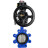 Затвор дисковый поворотный WBV1631N-2W-Fb-H Ду125 Ру16 LUG корпус - чугун QT450, диск - нержавеющая сталь 304, уплотнение - NBR, с пневмоприводом PA-DA-105-1, пневмораспределителем 4M310-08 AC220V и БКВ APL-510N EX в Алматы