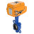 Затвор дисковый поворотный WBV1432N-2W-Fb-H Ду65 Ру16, корпус - чугун GGG50, диск - нержавеющая сталь 316L, уплотнение - NBR, с электроприводом QT-N-005EM-1-380VAC-У1 в Алматы