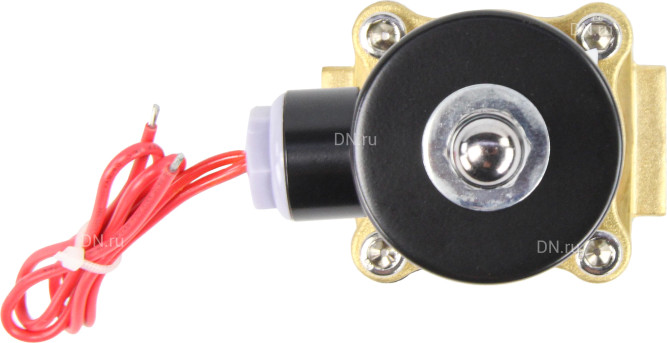 Клапан электромагнитный VS100-NT-NC-24VDC 3/4″ Ду20 Ру10, соленоидный двухходовой, корпус - латунь, уплотнение - NBR, резьбовой, нормально-закрытый, прямого действия, катушка - 24В в Алматы