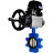 Затвор дисковый поворотный WBV1616E-2W-Fb-H Ду150 Ру16 LUG корпус - чугун QT450, диск - чугун QT450, уплотнение - EPDM, с пневмоприводом PA-DA-105-1 и позиционером YT-1000RSN с обратной связью в Алматы