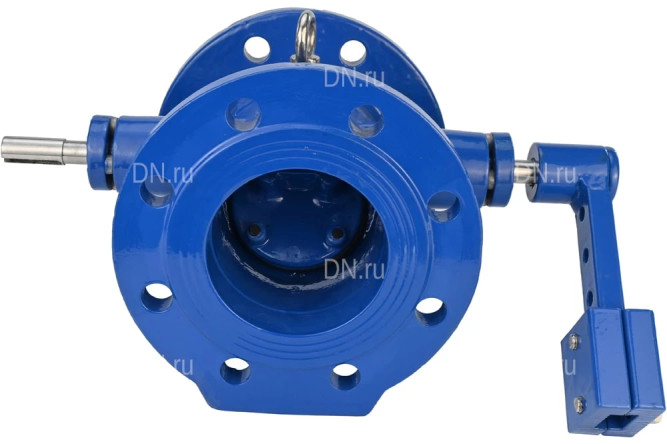 Клапан обратный VCD1414E-F Ду250 Ру10/16 с наклонным диском и противовесом, фланцевый, поворотный, корпус - чугун, диск - чугун, уплотнение - EPDM в Алматы