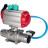 Кран шаровой BV3131P(3pc)-FP-W-ISO-H LONG Ду65 Ру25 полнопроходной, корпус - нержавеющая сталь 304, уплотнение - PTFE, под приварку, с пневмоприводом PA-DA-083, пневмораспределителем 4V320-10 AC220V и магнитным переключателем ALS200D в Алматы
