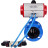Затвор дисковый поворотный WBV1313E-2W-F-H Ду50 Ру16 фланцевый, корпус - чугун GGG40, диск - чугун GGG40, уплотнение - EPDM, с пневмоприводом PA-DA-105 и пневмораспределителем 4V320-10 AC220V в Алматы