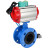 Затвор дисковый поворотный WBV1313E-2W-F-H Ду50 Ру16 фланцевый, корпус - чугун GGG40, диск - чугун GGG40, уплотнение - EPDM, с пневмоприводом PA-DA-105, пневмораспределителем 4V320-10 AC220V и магнитным переключателем ALS200D в Алматы