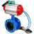 Затвор дисковый поворотный WBV1313E-2W-F-H Ду50 Ру16 фланцевый, корпус - чугун GGG40, диск - чугун GGG40, уплотнение - EPDM, с пневмоприводом PA-DA-105, пневмораспределителем 4V320-10 AC220V и магнитным переключателем ALS200D в Алматы